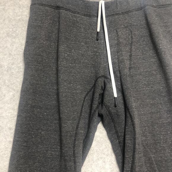 Adidas Pants Mens Large Gray Sweatpants Originals Trefoil Joggers Drawstring M - Picture 5 of 11